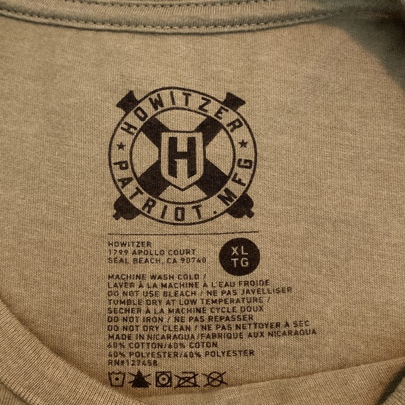Howitzer women’s t-shirt, olive green, size XL. - Picture 5 of 8